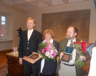 J. Basanavičiaus premija įteikta architektams M. ir M. Purvinams